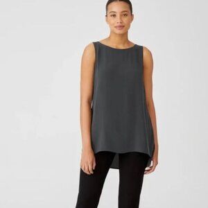 Eileen Fisher Silk Long Tunic Tank, The System